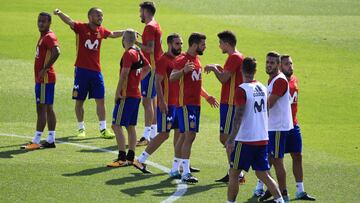 Última jornada en Las Rozas antes del partido contra Italia