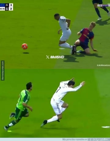 Robo, atraco... Los memes m¨¢s divertidos del Cl¨¢sico