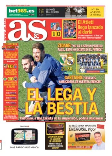 Las portadas de AS de abril