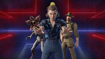 fortnite stranger things skins once demogorgon jefe hopper