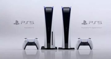 Los dos modelos de PS5.