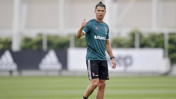 Cristiano enloquece entrenando