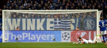 Tiro al palo de Cristiano Ronaldo.