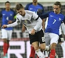 Alemania araña un empate ante Francia en el último minuto