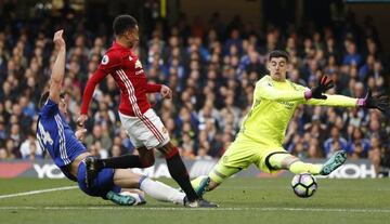 Courtois will be hoping to improve on last season's record of 38 goals conceded in just 30 games