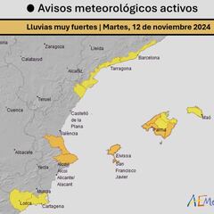 Suspenden las clases en 40 municipios de la Comunidad Valenciana y sube la emergencia en Andalucía