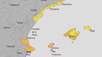 Suspenden las clases en 40 municipios de la Comunidad Valenciana y sube la emergencia en Andalucía