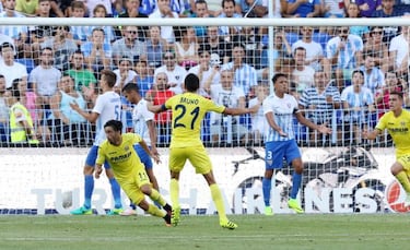Borré, figura en 2-0 del Villarreal: pasegol y le hacen penal