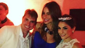 Sofía Vergara en la boda de sus primos, en Cartagena de Indias. Foto Instagram de Sofía Vergara.