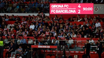 07/04/24 PARTIDO PRIMERA DIVISION GIRONA FC - FC BARCELONA XAVI HERNANDEZ