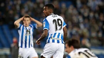 Isak, ante el Getafe