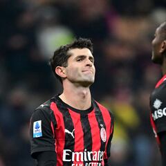 Pulisic anota gol con la mano y se lo anulan en el empate del Milan ante el Genoa