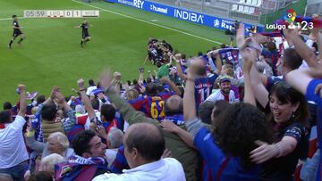 Los dos golazos con que el Huesca ascendió en España