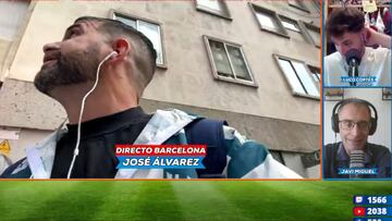 Todo el set del Chiringuito muerto de risa: José Álvarez sufre en directo el mayor miedo de un reportero