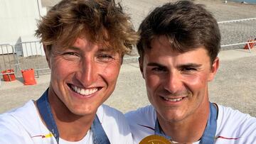 Botín y Trittel celebran su oro: “Mucha fiesta, poco sueño”