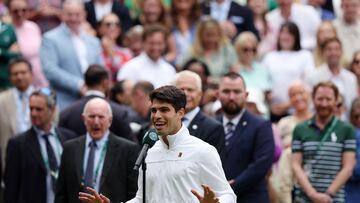 The Spanish tennis star beat Daniil Medvedev in four sets to book his place in the Wimbledon final on Sunday.