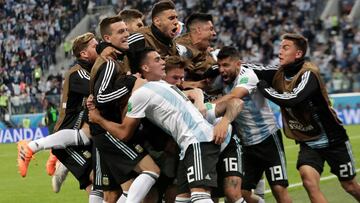 Así vio la afición mexicana el pase de Argentina a octavos