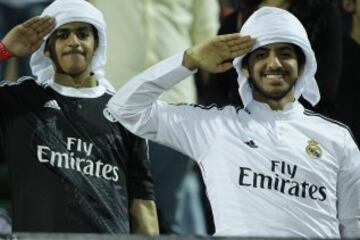 Ambientazo previo al Real Madrid-Milán