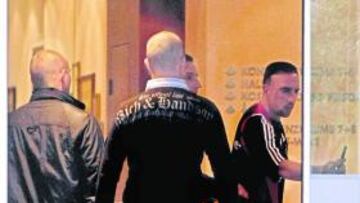 <b>SOLEDAD. </b>El Bayern se fue y dejó a Ribéry solo en Donaueschingen.