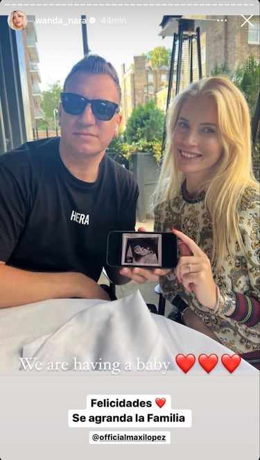 Maxi López y Daniela Christiansson esperan su primer bebé: así fue la reacción de Wanda Nara