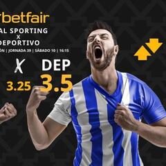 Real Sporting vs. RC Deportivo: horario, dónde ver, pronósticos y clasificación