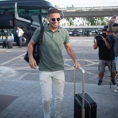 El Betis llega a Roma con una gran acogida de béticos