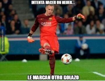 Los memes que se burlan de Ter Stegen