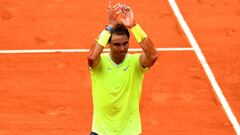 Rafa Nadal celebra su victoria en Roland Garros 2019.