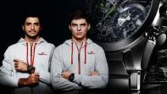 Sainz y Verstappen con los modelos Edifice.