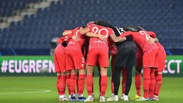 El once titular del Sevilla.