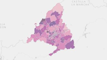 Mapa del coronavirus en Madrid: así van los casos, la incidencia y los contagios