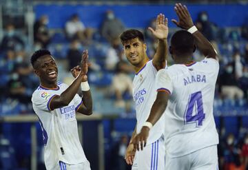 Vinicius anotó en el minuto 91 el definitivo 1-4.