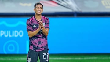 Uriel Antuna en un juego de la Selecci&oacute;n Ol&iacute;mpica