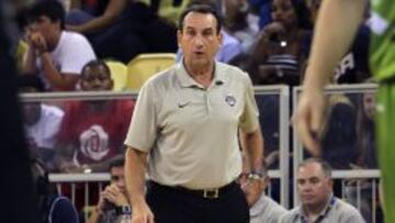 Mike Krzyzewski, seleccionador de Estados Unidos.