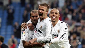 Zidane, Beckham y Ronaldo nunca perdieron ante el Atlético en Liga.