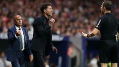Simeone: "The linesman knows what Sergio Ramos said"
