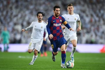 At times untouchable | Lionel Messi of FC Barcelona against Real Madrid.