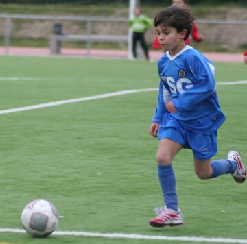 Hugo entró desde niño en la cantera del Getafe sin pasar por ningún club previo.