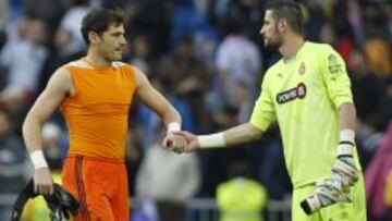 Casillas y Casilla, tras un Espanyol-Real Madrid.