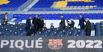 Questions have been raised about Barça struggling to fill the Camp Nou stadium.