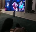 Cristiano se recupera con amor viendo la Supercopa de Europa