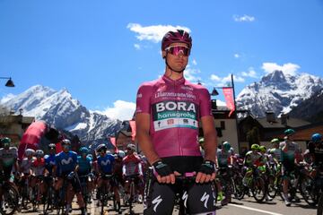 Peter Sagan, antes del inicio de la etapa.