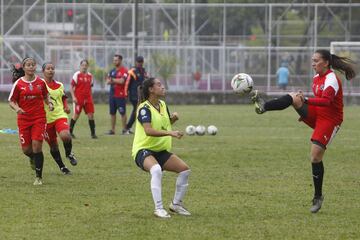 Deportivo Independiente Medellín se prepara para el partido de ida de la final de la Liga Águila Femenina ante América de Cali.