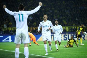 0-2. Cristiano Ronaldo celebró el segundo gol.