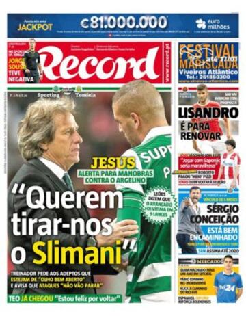 Portadas de la prensa mundial