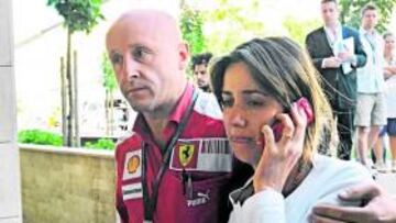 La esposa de Massa llegó ayer a Budapest