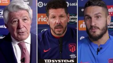 Cerezo, Koke y Simeone analizan la eliminatoria de cuartos de final frente al Manchester City