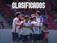 Imagen de Atlante una vez que clasificó a la Copa del Mundo.