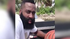 Harden lleva los retos a otro nivel: mate sorpresa desde un barco