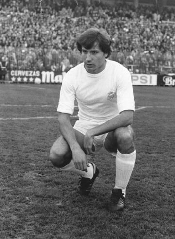 El delantero se formó en las categorías inferiores del Real Madrid. Dio el salto al primer equipo en 1977 donde jugó durante ocho temporadas hasta 1985. Disputó un total de 223 partidos y marcó 22 goles. Consiguió tres Ligas, dos Copas de España y una Copa de la UEFA.